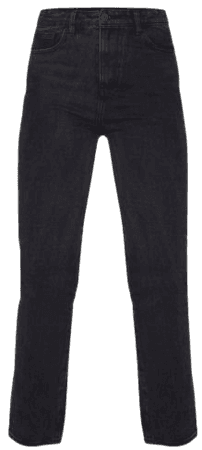 Prettylittlething Tall Black Straight Leg Jeans | PrettyLittleThing