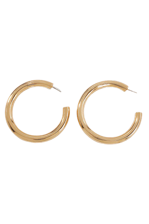 Medy Jewelry Gold Chunky Hoop Earrings