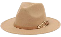 Unisex Felt Wild Warm Dress Hat Outdoor Windproof Belt Ring Buckle Bucket Cap Cheap - NewChic