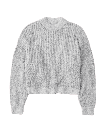 Women's Eyelash Mockneck Sweater | Women's New Arrivals | Abercrombie.com
