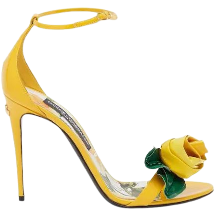 yellow rose shoe