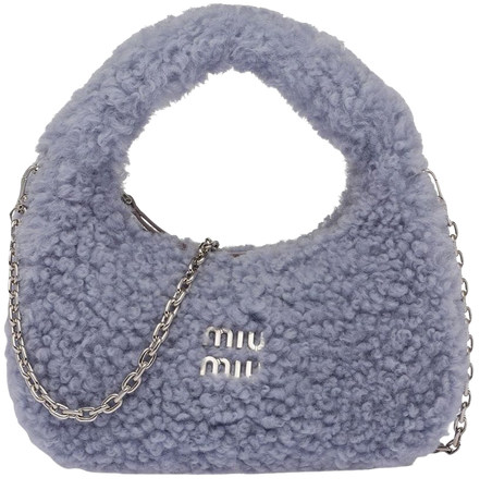 Miu Miu Wander shearling shoulder bag