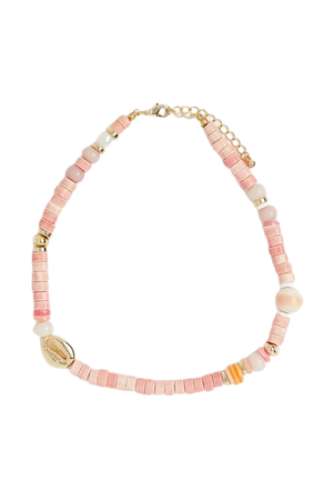 Short Beaded Necklace - Light pink - Ladies | H&M US