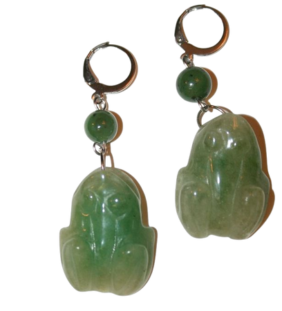 Vintage Green Jade Frog Earrings Carved Jade Jewelry Jade - Etsy Australia