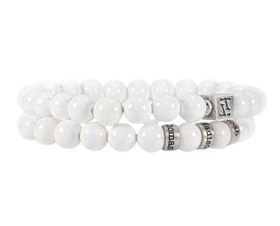 White bracelets