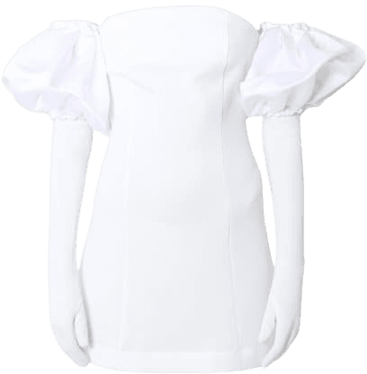 Cupid Dress & Gloves - White | Miscreants | Wolf & Badger