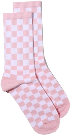 Fashion Harajuku Trends Women Checkerboard Socks Geometric Checkered Socks Men Hip Hop Cotton Unisex Print Skateboard Soks(pink) at Amazon Women’s Clothing store