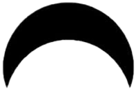 black crescent moon - Google Search