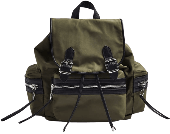 Topshop Backpack Olive