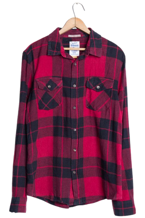 44mm Mens Vintage Flannel Shirt