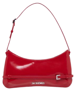 Jacquemus Le Bisou Ceinture Patent Leather Bag
