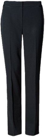 Black office formal business work straight pants trousers