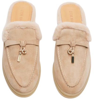 LUMINATE Sand Suede Loafer | Women's Loafers – Steve Madden