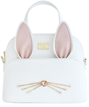 2017 White New Lolita Korean PU Cute Lady Animal Rabbit Ears Mini Diamonds Women - Women's Accessories, Handbags