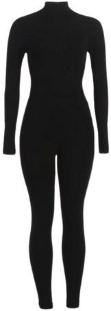 Turtleneck Long Sleeve Jumpsuit