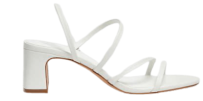 High heel sandals with straps - pull&bear