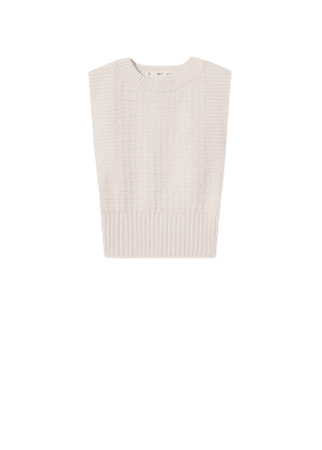 Slit knit top - Women | Mango USA