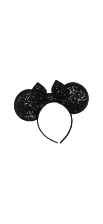 Black Sequin Minnie Ears