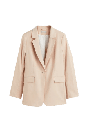 Single-breasted Jacket - Powder pink - Ladies | H&M US