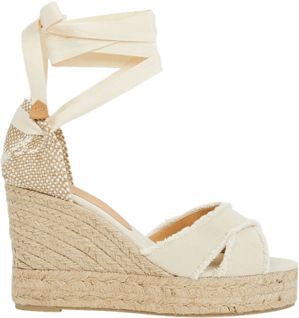 Castañer Bluma Linen Espadrille Wedge Sandals | INTERMIX®