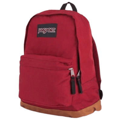 burgundy backpack