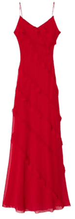 Chiffon ruffle dress - Women | Mango USA