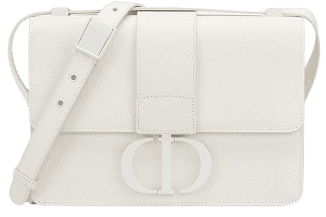 30 Montaigne Bag Chalk White Ultramatte Grained Calfskin - Bags - Women's Fashion | DIOR