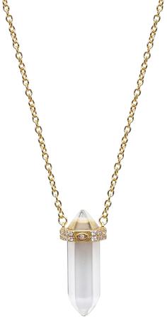 Nialaya Jewelry quartz pendant chain necklace - FARFETCH