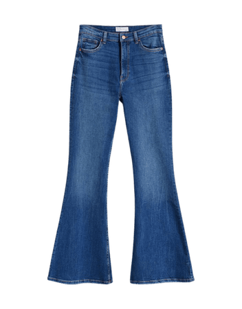 Flared jeans - Denim - Woman | Bershka