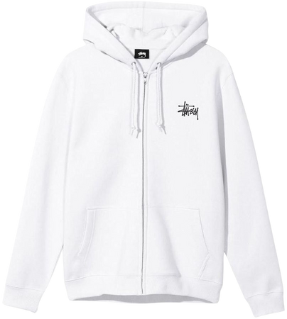 zip stussy hoodie