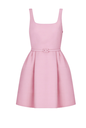 pink dior dress