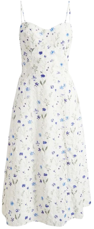Chelsea28 Eyelet Embroidered Midi Dress | Nordstrom