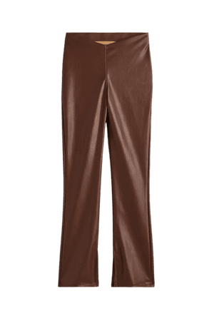 Flared Leggings - Dark brown - Ladies | H&M US