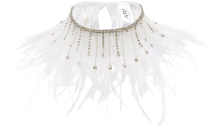 Atu Body Couture Feather And Crystal Neckalce - Farfetch