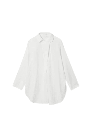 OVERSIZED LIGHTWEIGHT SHIRT - Off-white - Shirts - COS WW