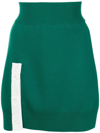 Monse Rugby Knit Mini Skirt - Farfetch