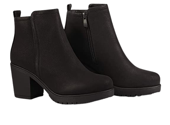 Amazon.com | DREAM PAIRS Women's Low Heel Chunky Ankle Boots Winter Shoes | Ankle & Bootie