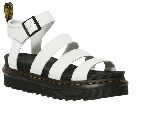 white doc marten sandals