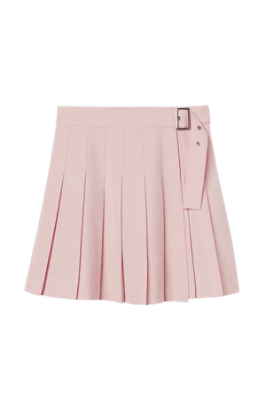 Pleated Skirt - Light pink buckle buckles - Ladies | H&M US