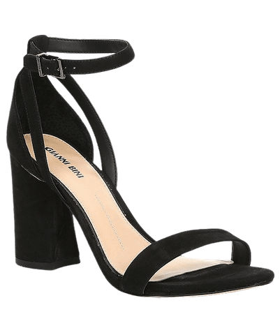 Gianni Bini Linyanne Suede Block Heel Sandals | Dillard's
