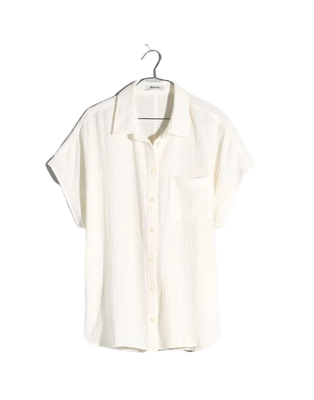Lightspun Dolman-Sleeve Button-Down Shirt