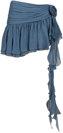 Blumarine Ruched-detail Mini Skirt | italist