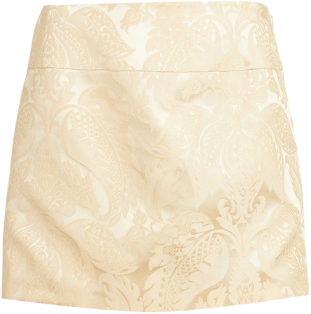 Paisley Satin Jaquard Mini Skirt By Etro | Moda Operandi