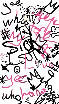 black and pink background