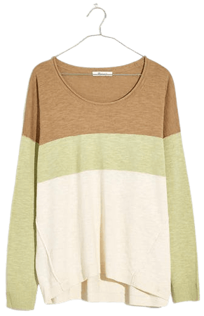 Palmdale Pullover Sweater in Colorblock Stripe