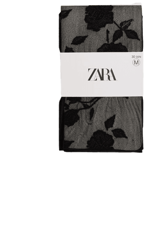FLORAL TIGHTS - View All-ACCESSORIES-WOMAN | ZARA Greece
