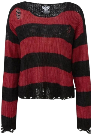 Black/Red sweater