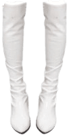 long white boots