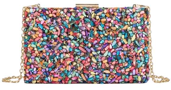 Colorful Box Clutch Bag | SHEIN USA