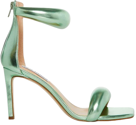 PARTAY Green Metallic Square Toe Heel | Women's Heels – Steve Madden